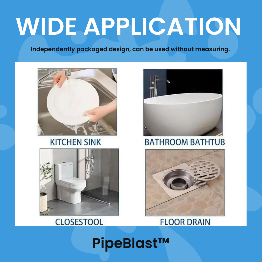PipeBlast™ Powerful Drain Unclogger