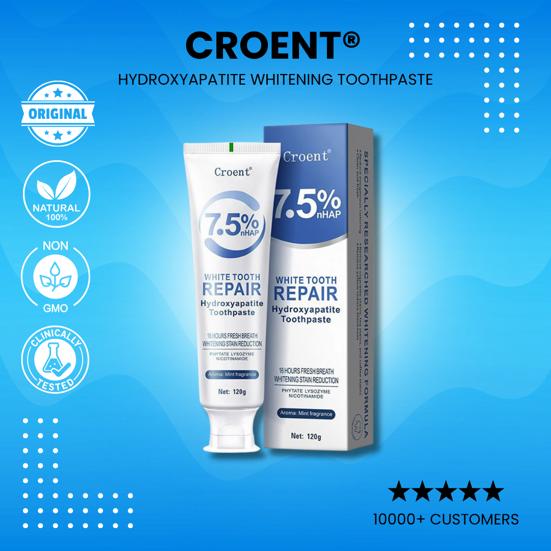 Croent® Hydroxyapatite Whitening Toothpaste