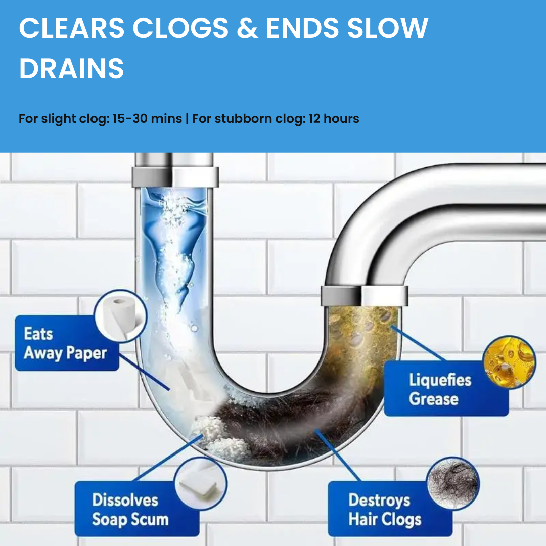 PipeBlast™ Powerful Drain Unclogger