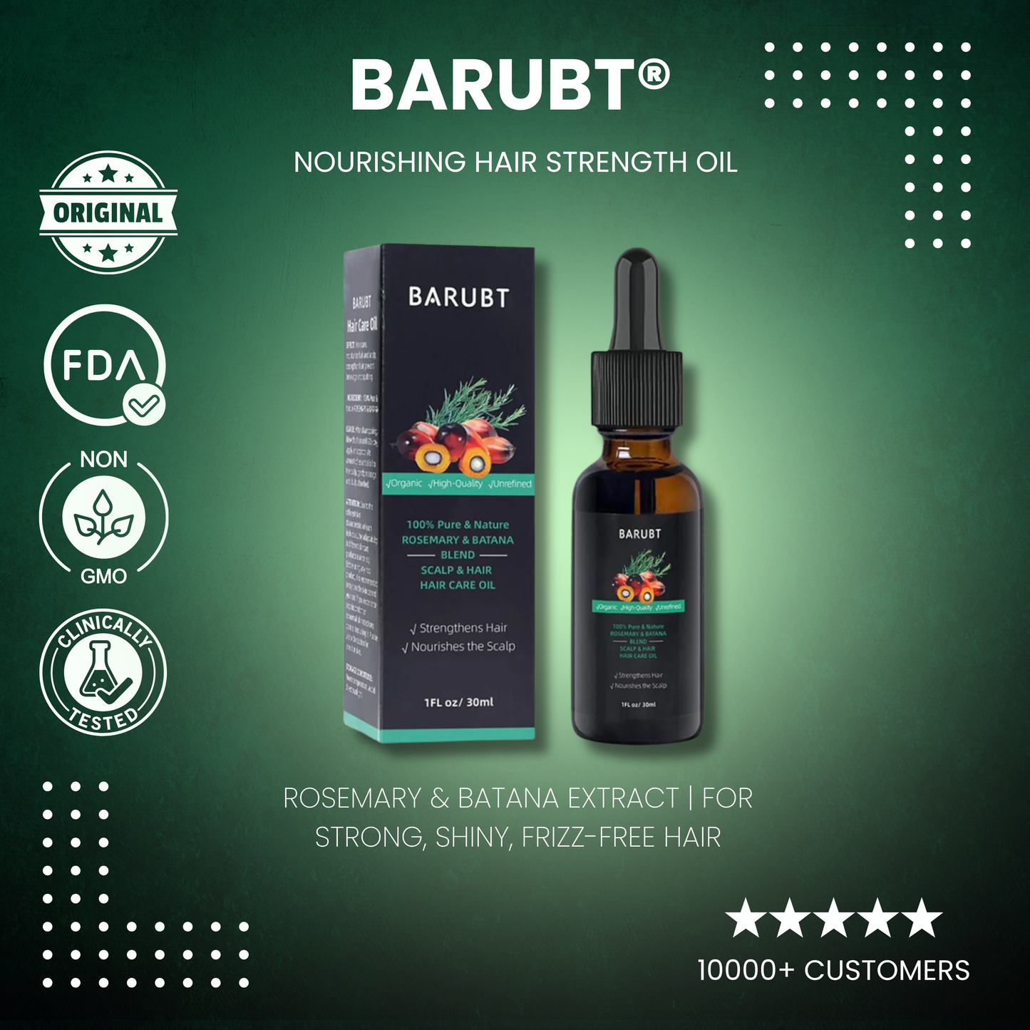 BARUBT® Nourishing Hair Strength Oil