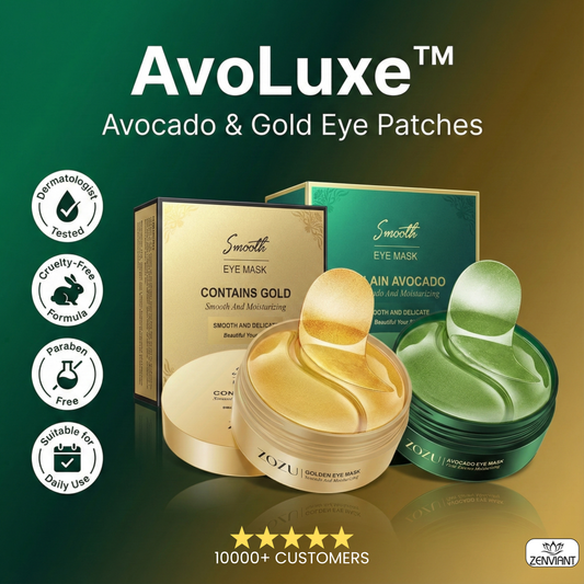 AvoLuxe™ Avocado & Gold Eye Patches